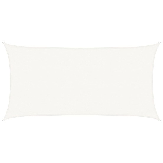 Voile d'ombrage 160 g/m² blanc 3x6 m pehd