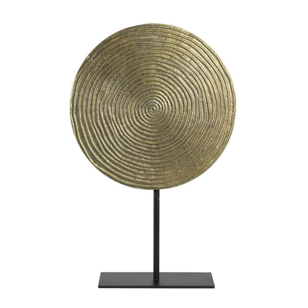 Décoration rawas métal bronze noir 35x10x56cm