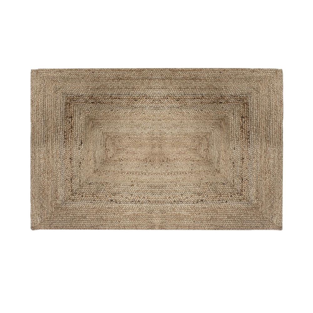 Tapis décoratif en jute 120 x 170 cm