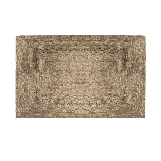 Tapis décoratif en jute 120 x 170 cm