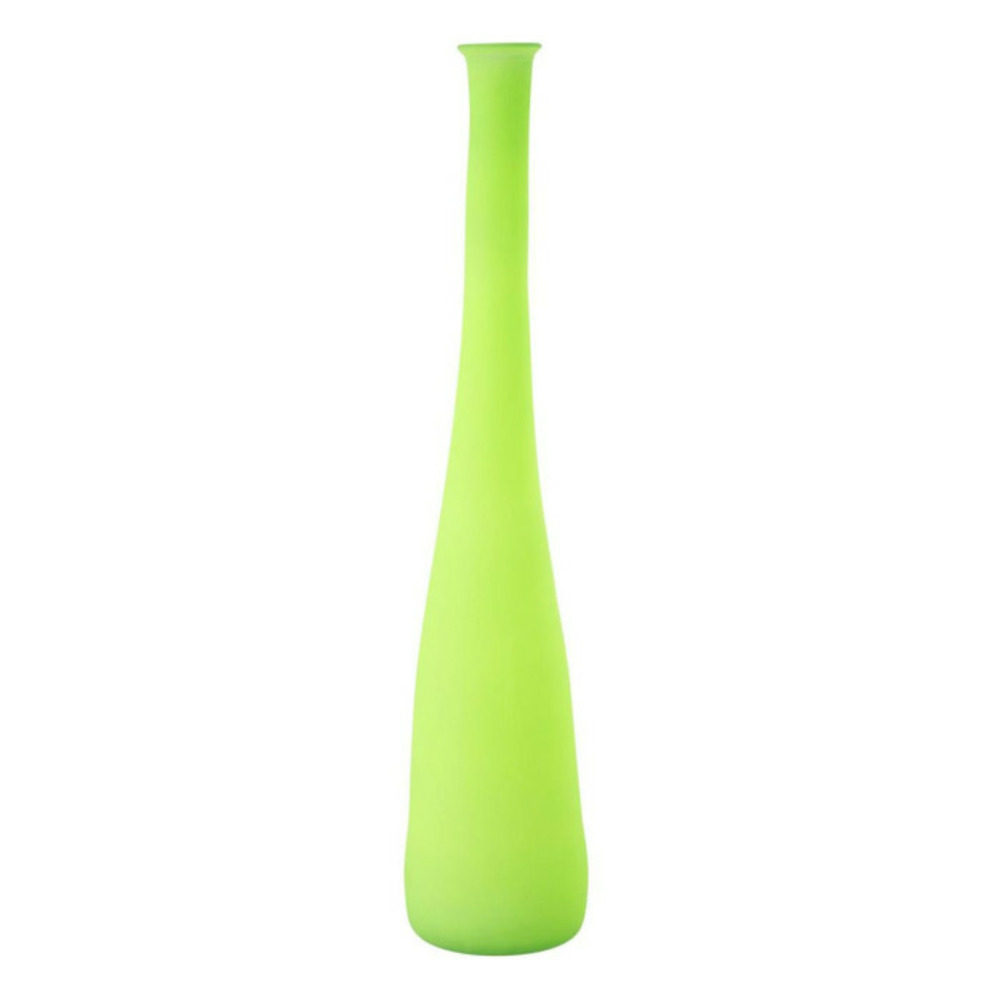 Vase bouteille en verre neon 100cm vert