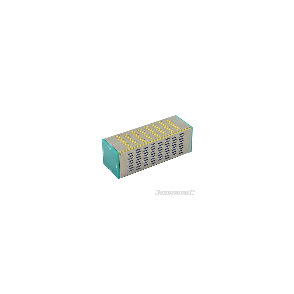 Silverline - bloc d'affûtage en diamant - 160 x 55 mm