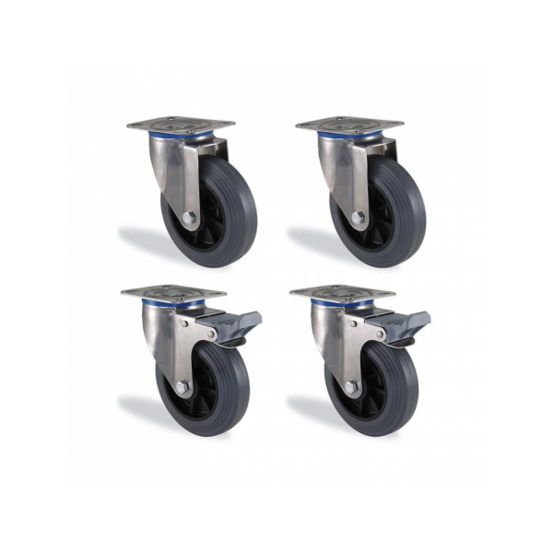 Roulettes pour brasero - brasero artisan