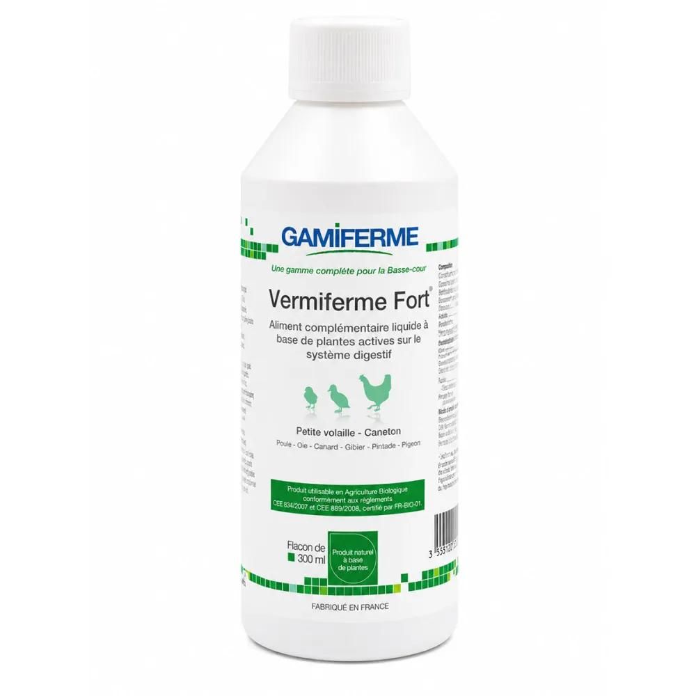 Vermiferme fort complément alimentaire volaille 300 ml gamiferme