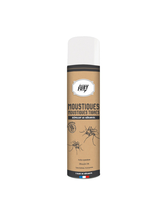 Répulsif moustiques & moustiques tigres 400 ml tp19 - fury