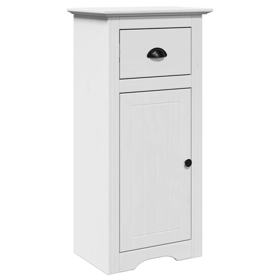 Armoire de salle de bain bodo blanc 44x30x90 cm