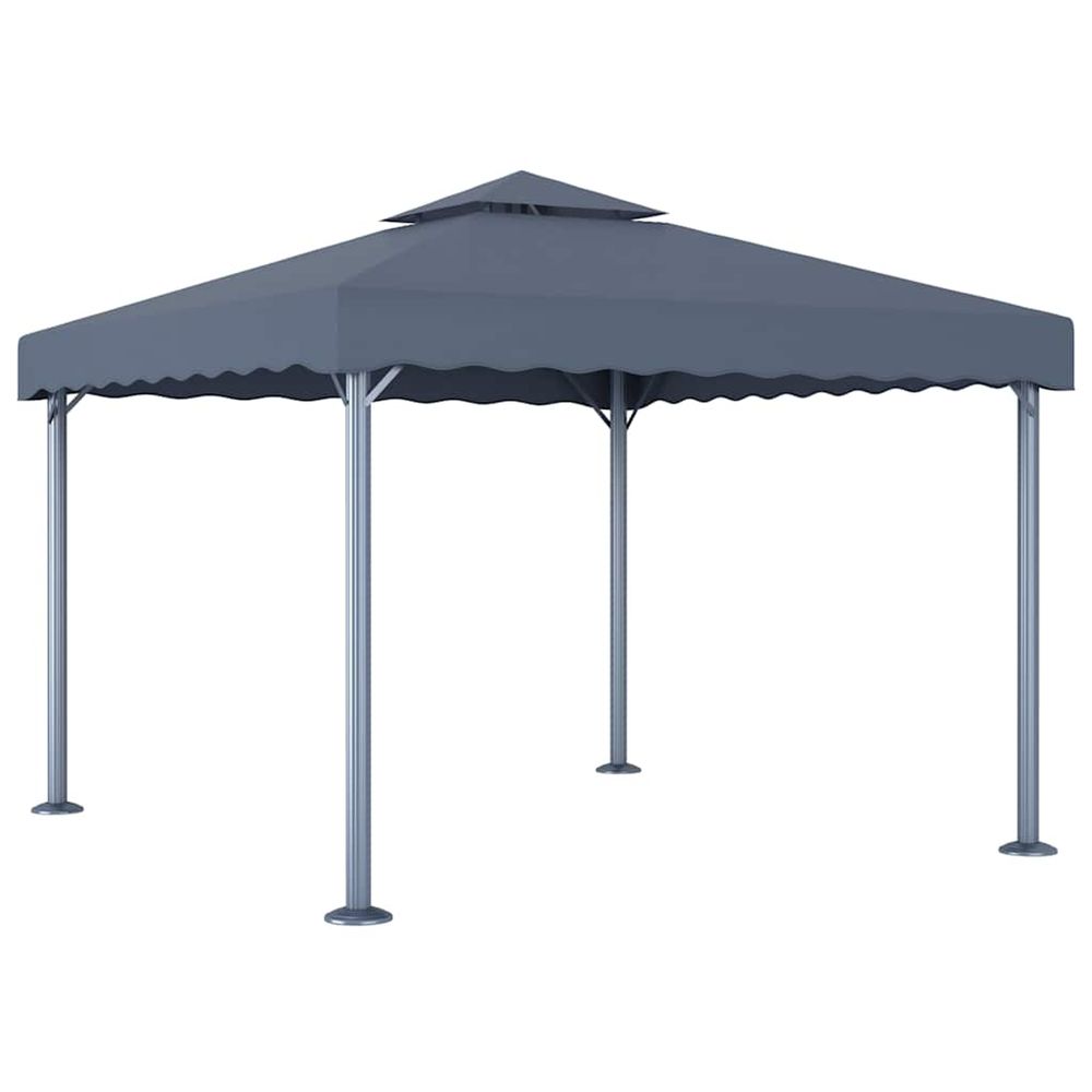 Tonnelle 300x300 cm anthracite aluminium