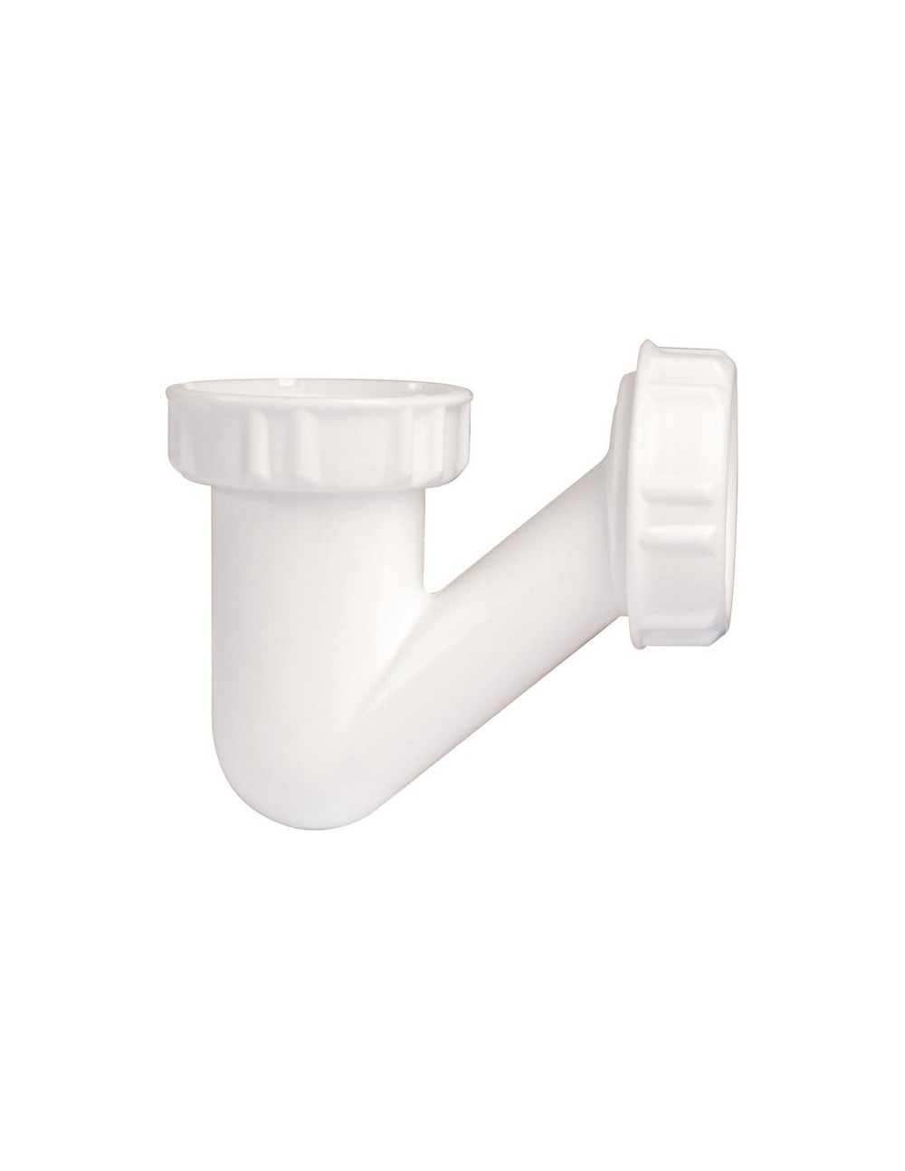 Siphon bidet coude blanc