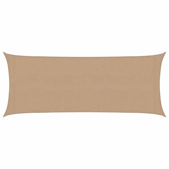 Voile d'ombrage 160 g/m² taupe 2x4,5 m pehd
