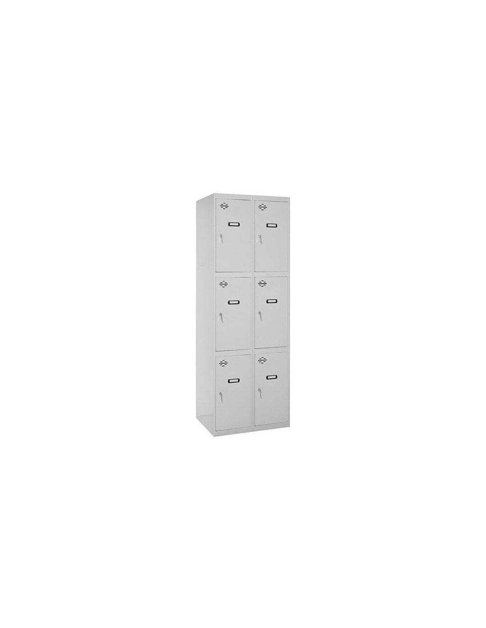 Casier-armoire simonlocker desm. 3 portes 2/6 400 (800) gris gris taquilla 1800x800x500 - simonrack