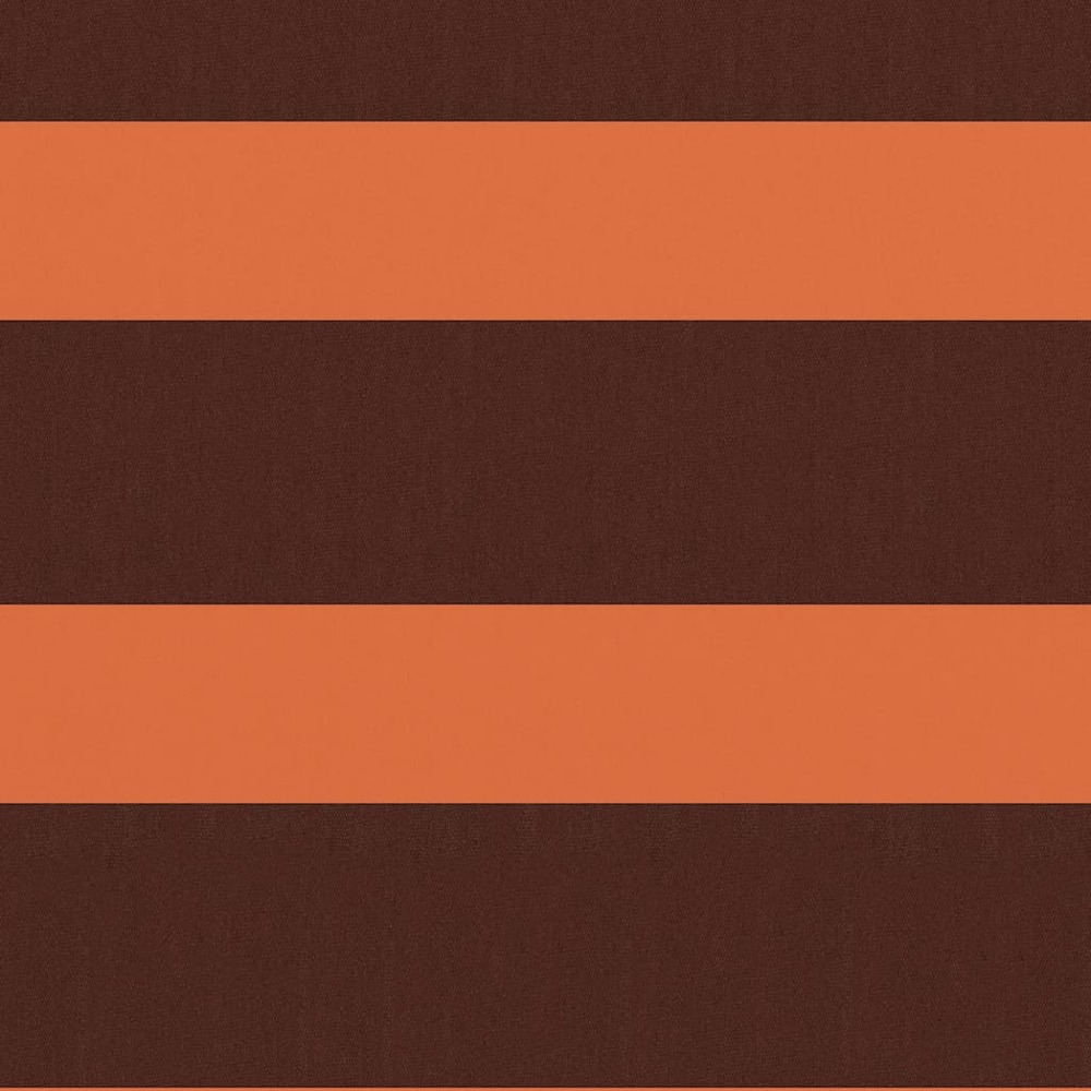 Écran de balcon orange et marron 75x300 cm tissu oxford
