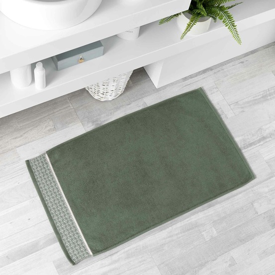 Tapis rectangle belin kaki 50 x 85 cm