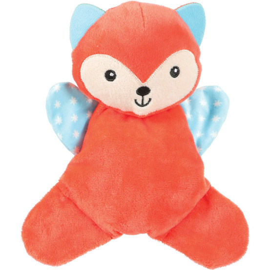 Peluche maxou orange doudou bruissant 19 cm jouet pour chiots
