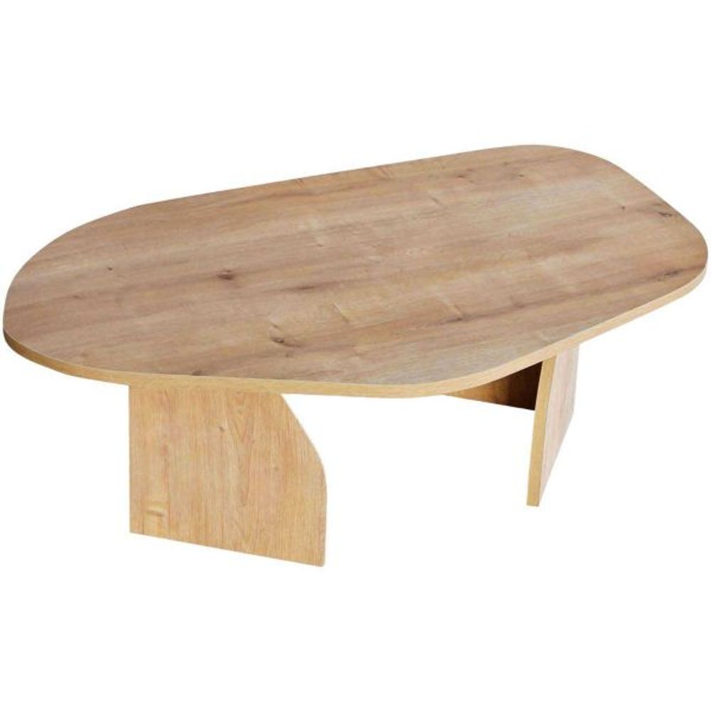 Table basse en aggloméré rock chêne