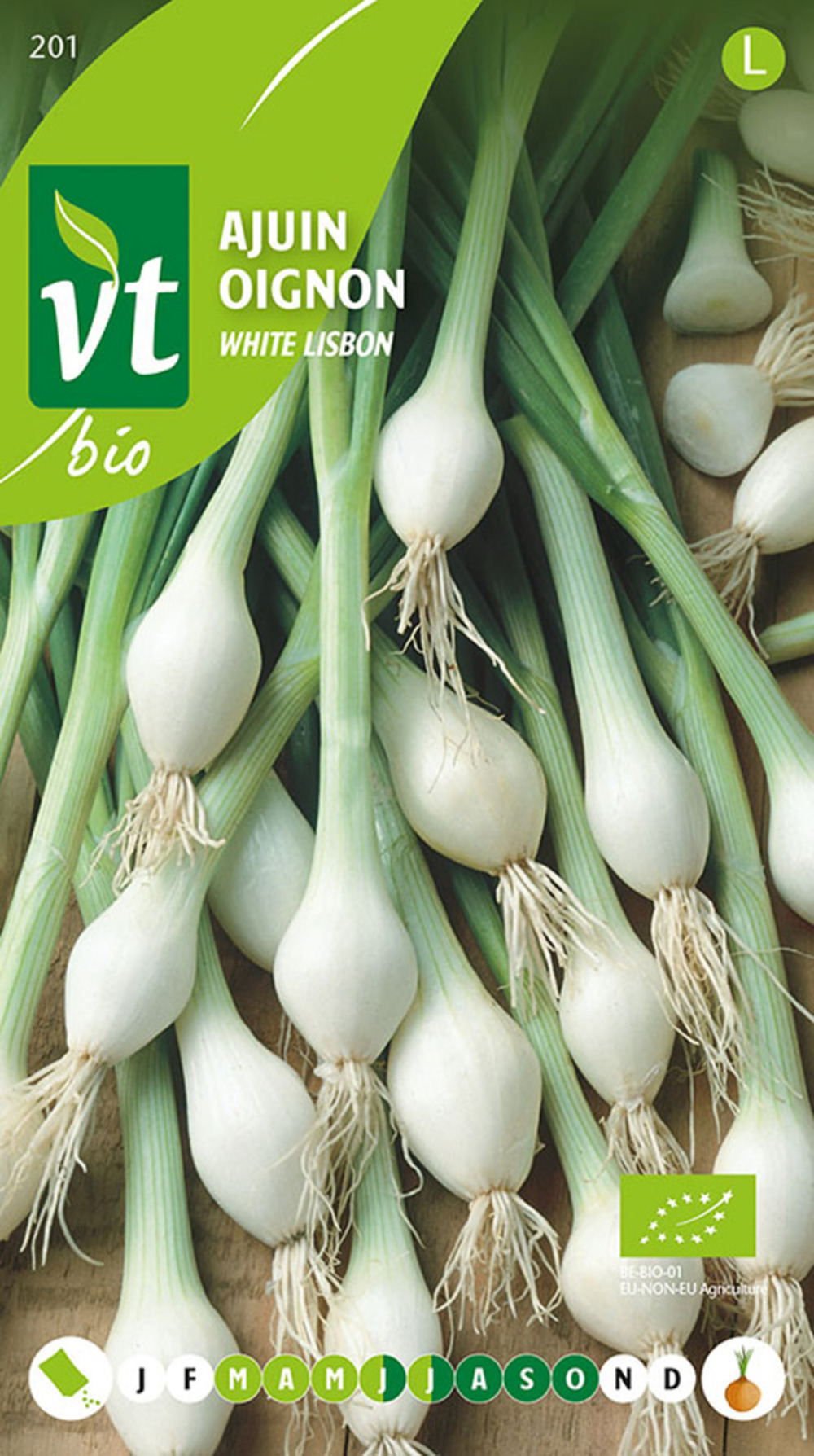Oignon white lisbon - ca. 3 gr (livraison gratuite)