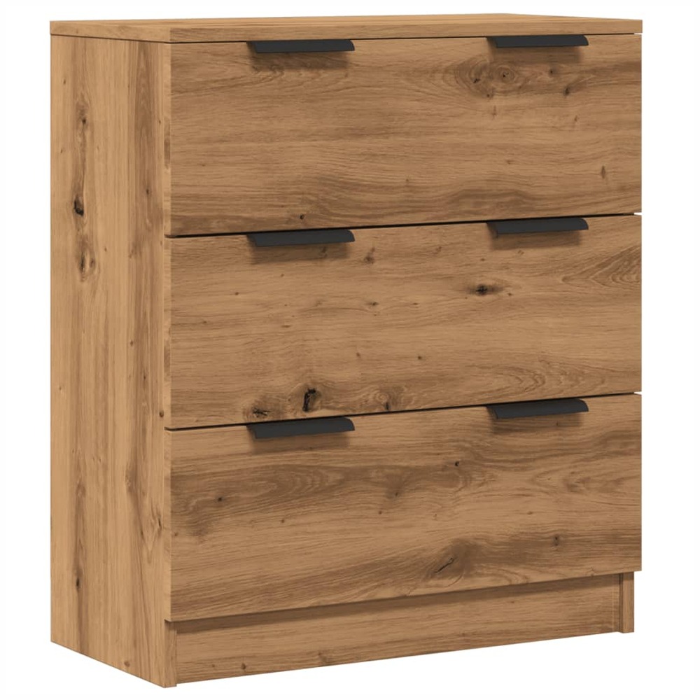 Buffet bahut commode armoire meuble de rangement organisateur cuisine salle de séjour salon artisanal 60 x 30 x 70 cm bois d'