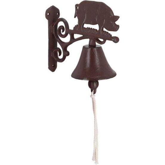 Cloche de jardin en fonte cochon