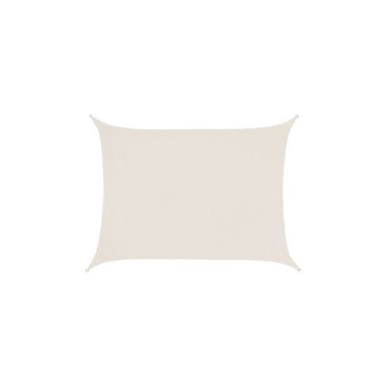 Toile d'ombrage rectangulaire 4 x 3 mètres blanc gardena