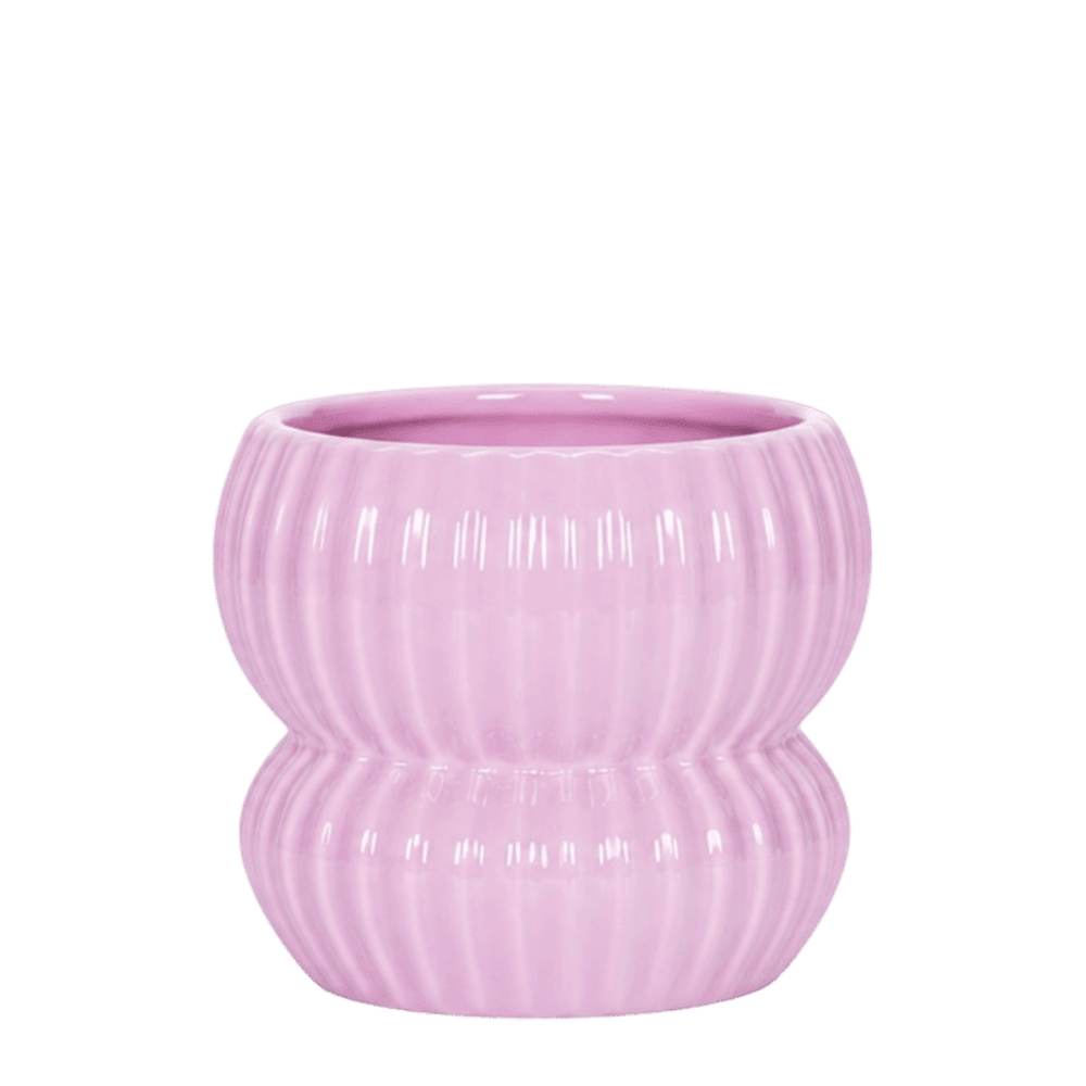 Cache-pot horizon rose - ø9 cm x h10,5 cm