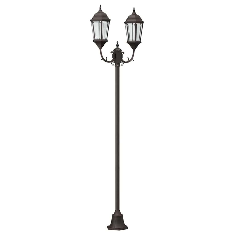 Lumière de jardin 68 x 20 x 235 cm aluminium et verre