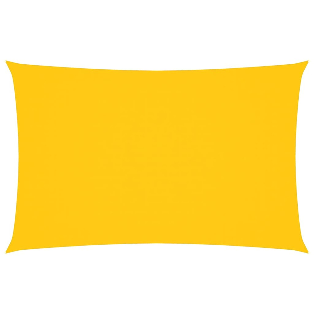Voile de parasol tissu oxford rectangulaire 2,5x5 m jaune