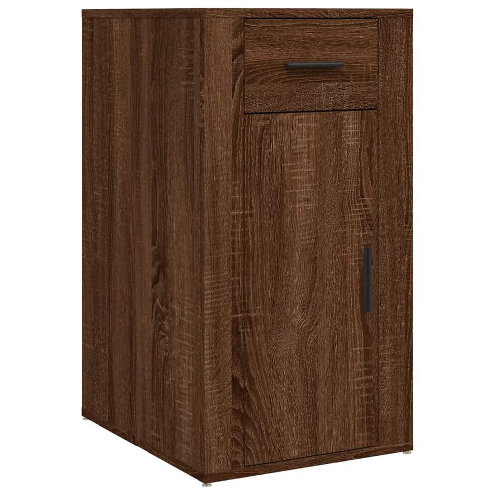 Armoire de bureau chêne marron 40x49x75 cm bois d'ingénierie