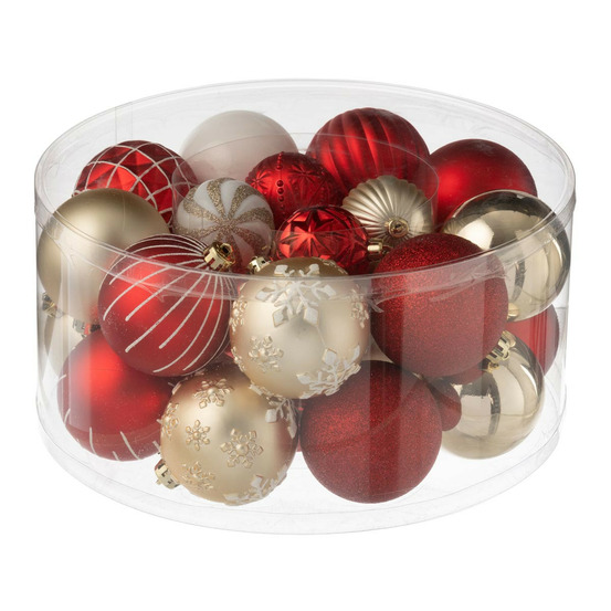 Lot de 30 boules de noël