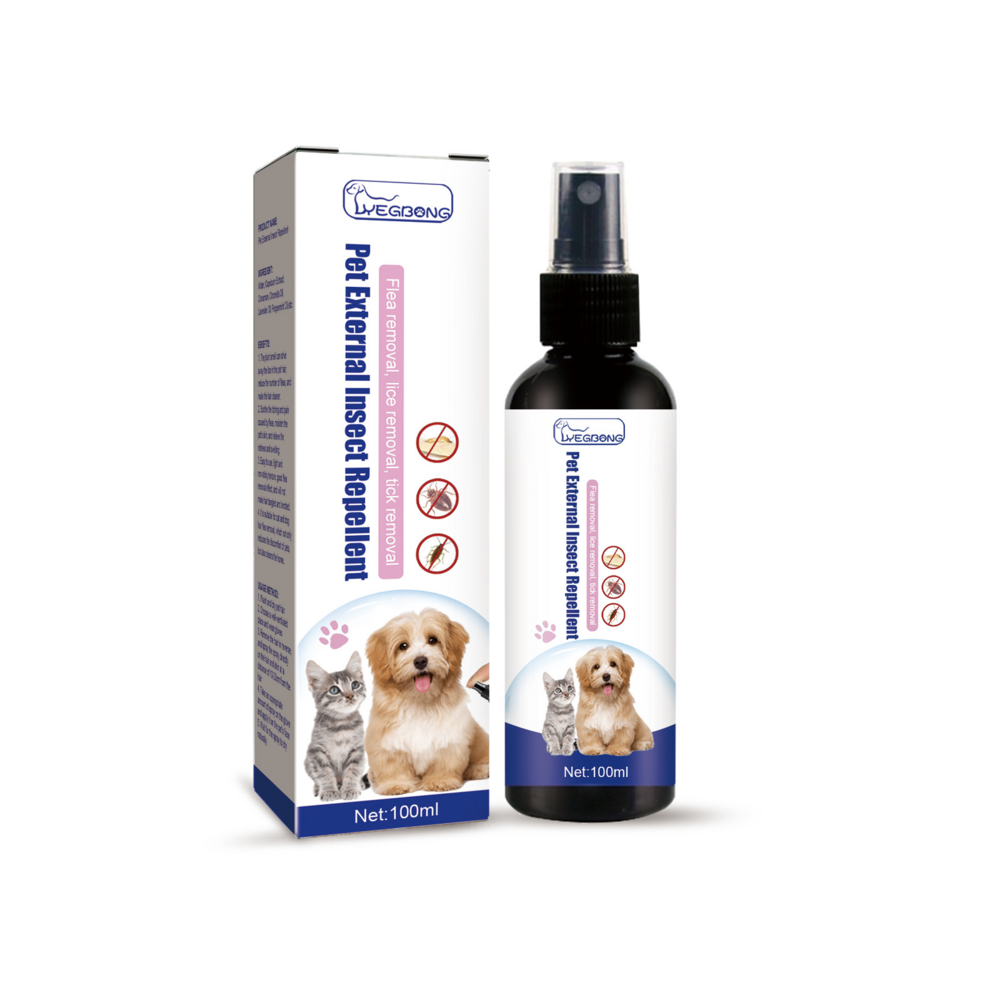 Spray anti-puces pour animaux de compagnie 100 ml