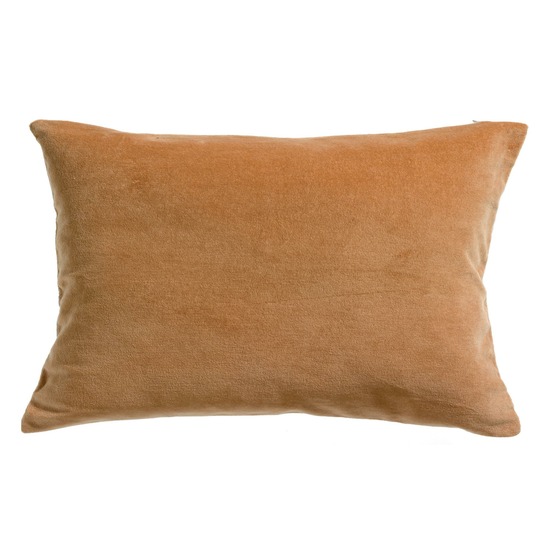 Coussin uni elise ocre 40 x 65 cm