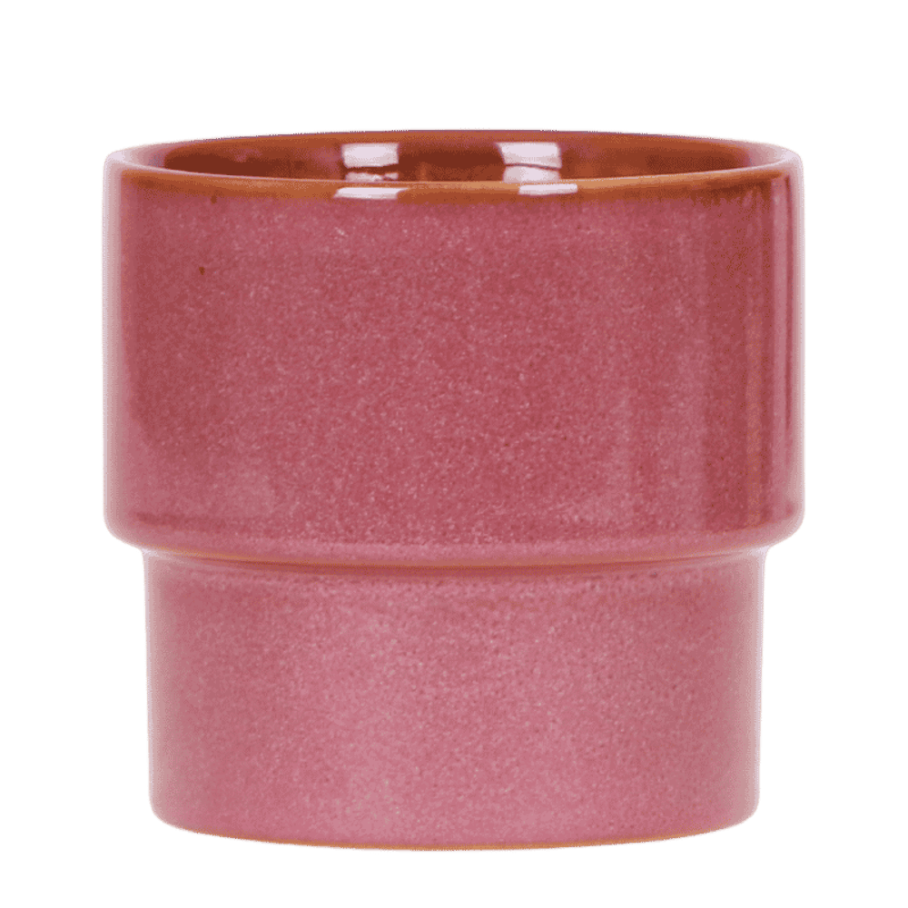 Cache-pot timeless vieux rose - ø12 cm x h12,5 cm