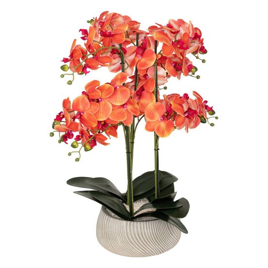 Orchidée artificielle en pot