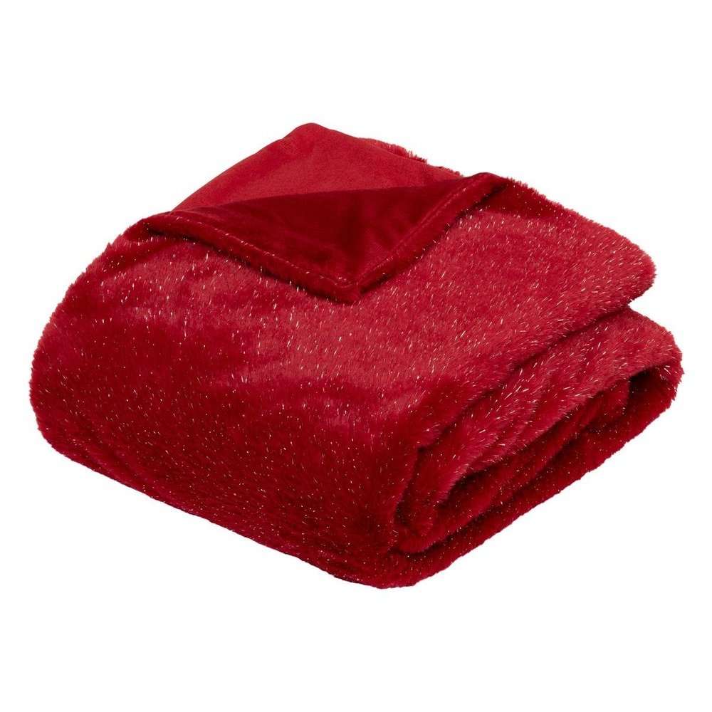 Plaid four tilde rouge 130x180