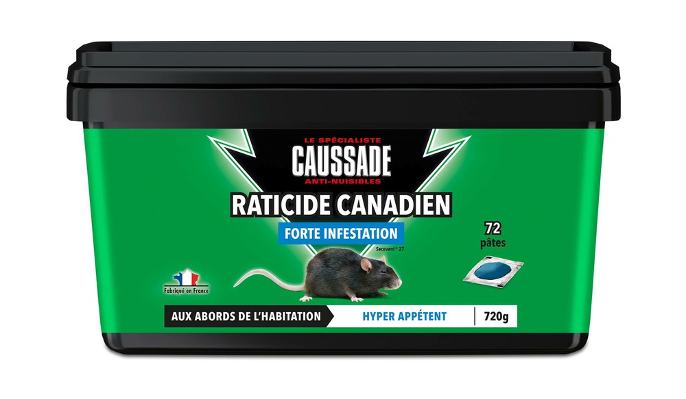 Raticide canadien - 72 x 10 g