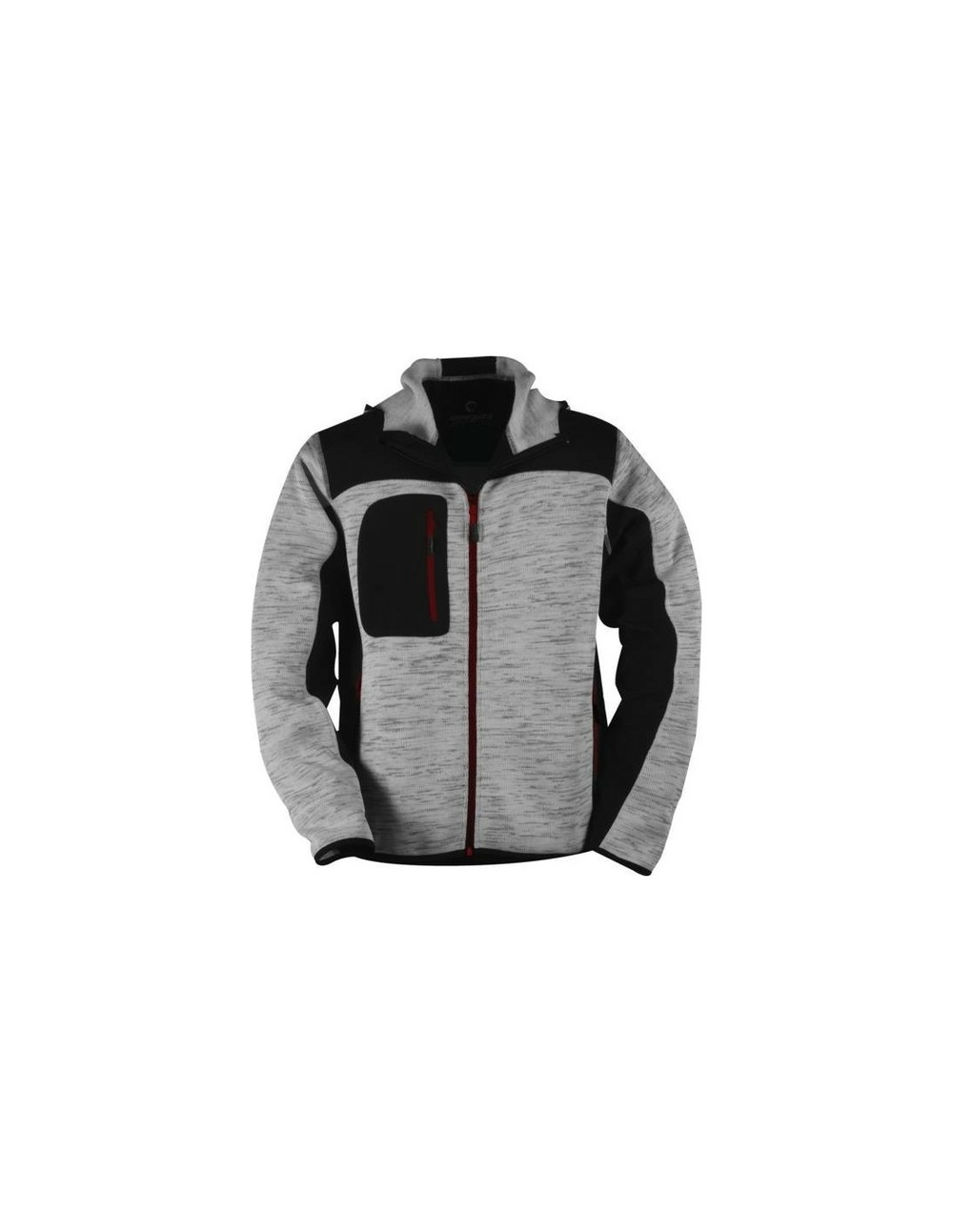 Veste softshell bora gris clair - noir taille s - coverguard