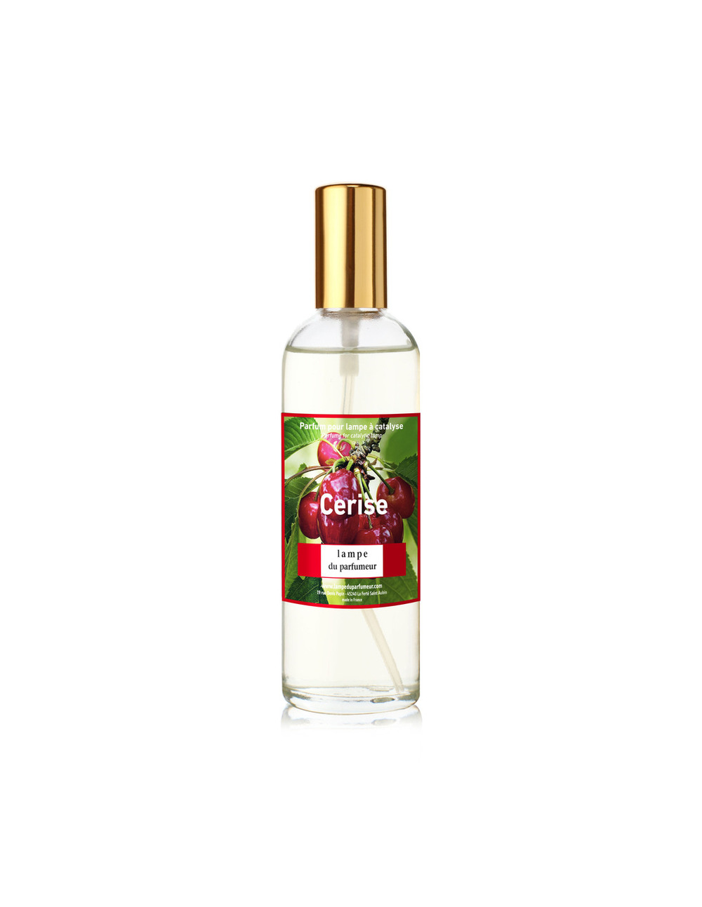 Vaporisateur d'ambiance senteur cerise 100ml - lampe du parfumeur