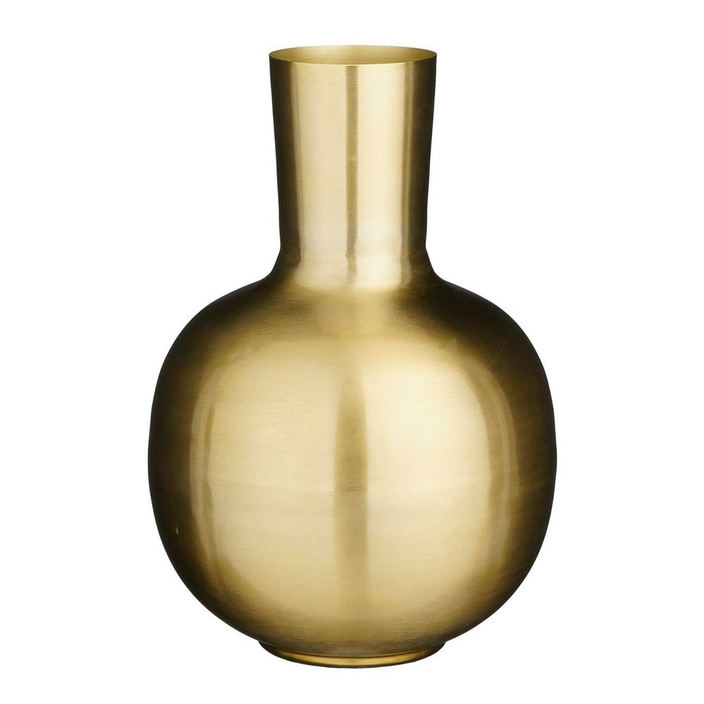 Mica decorations dara vase - h42 x ø28 cm - métal - doré