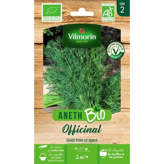 Sachet graines aneth officinal bio - anethum graveolens