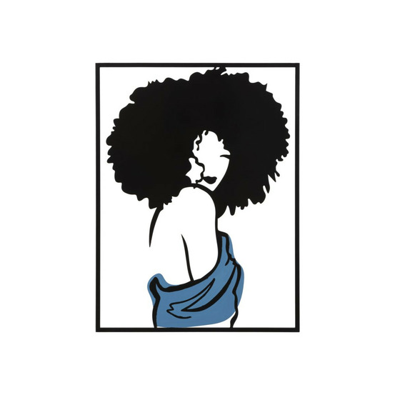 Décoration murale encadrée en métal