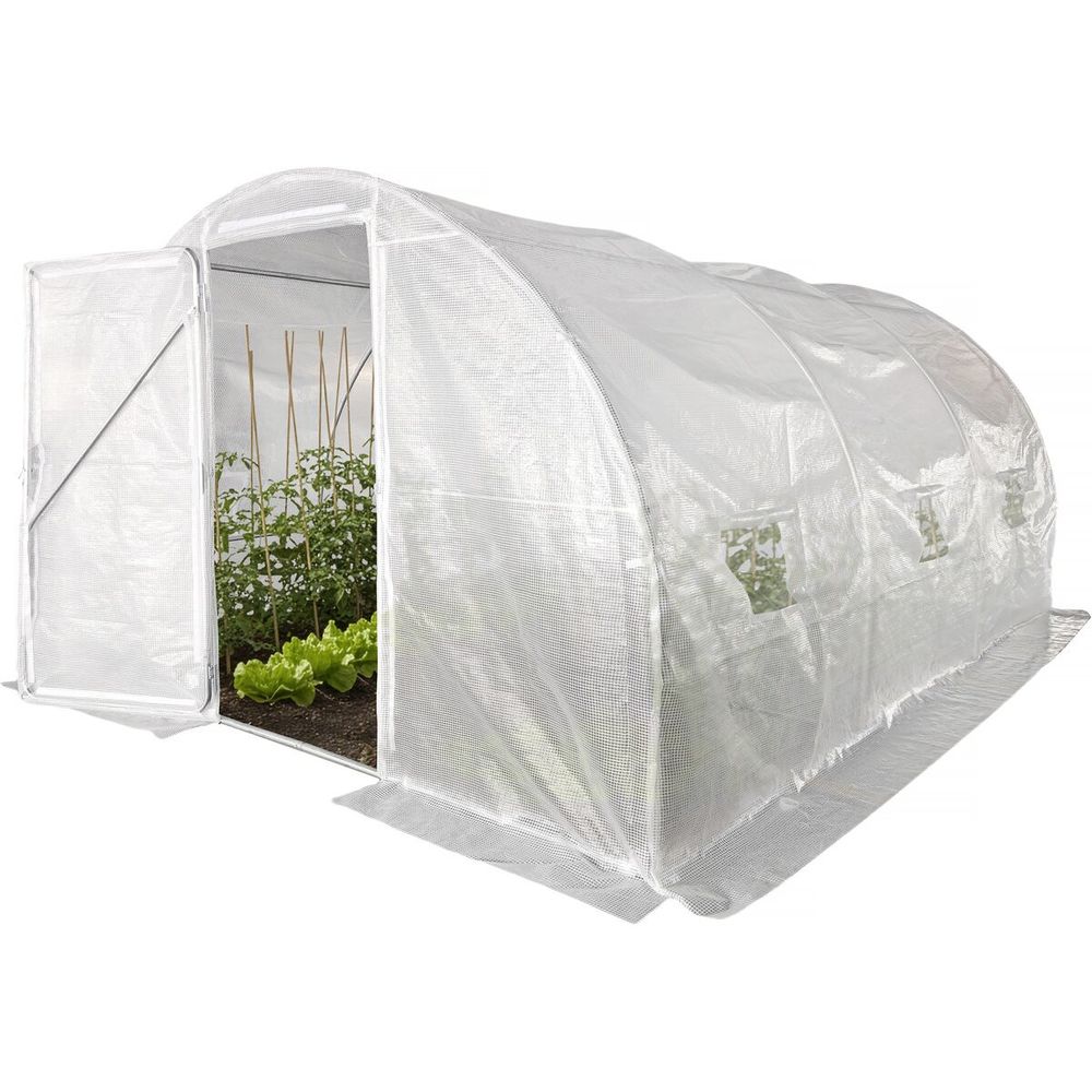Serre tunelle de jardin avec porte 4 x 3 m 
