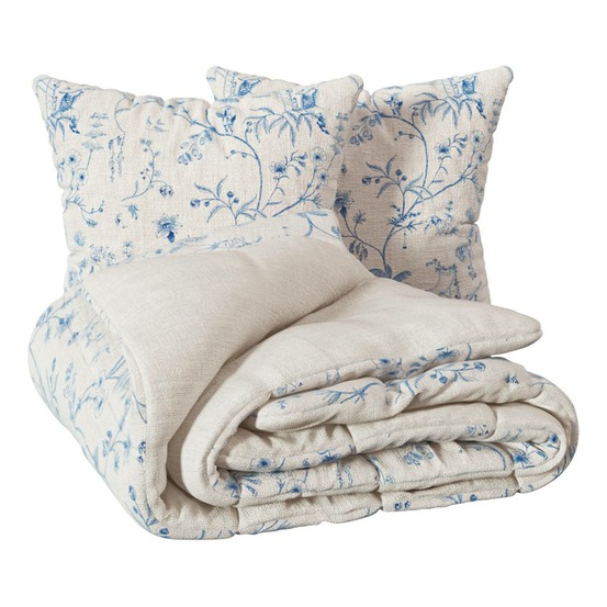 Parure de lit kyoto 240x220cm en coton