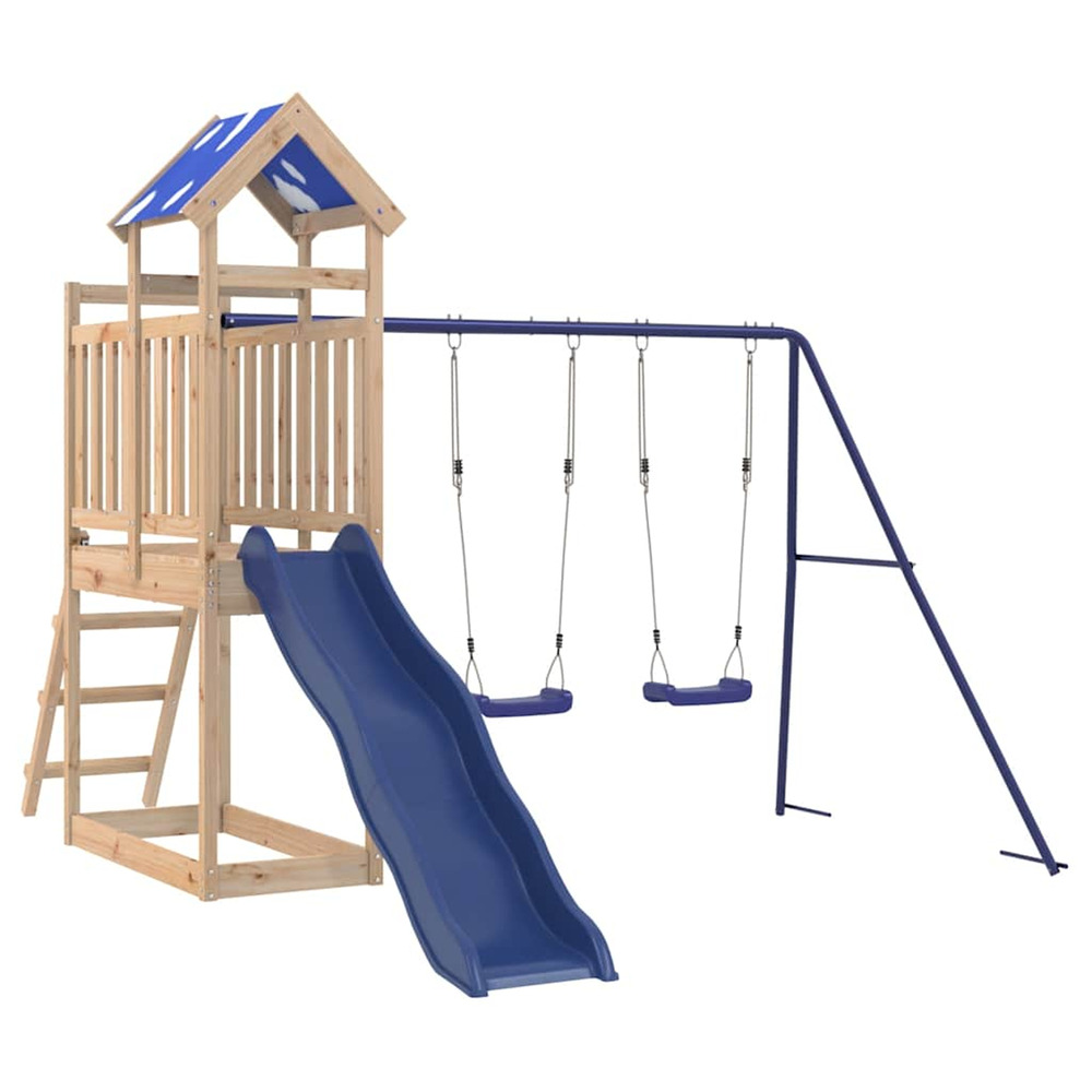 Aire de jeux d'extérieur bois de pin massif