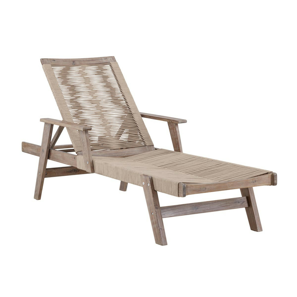 Chaise longue en bois 