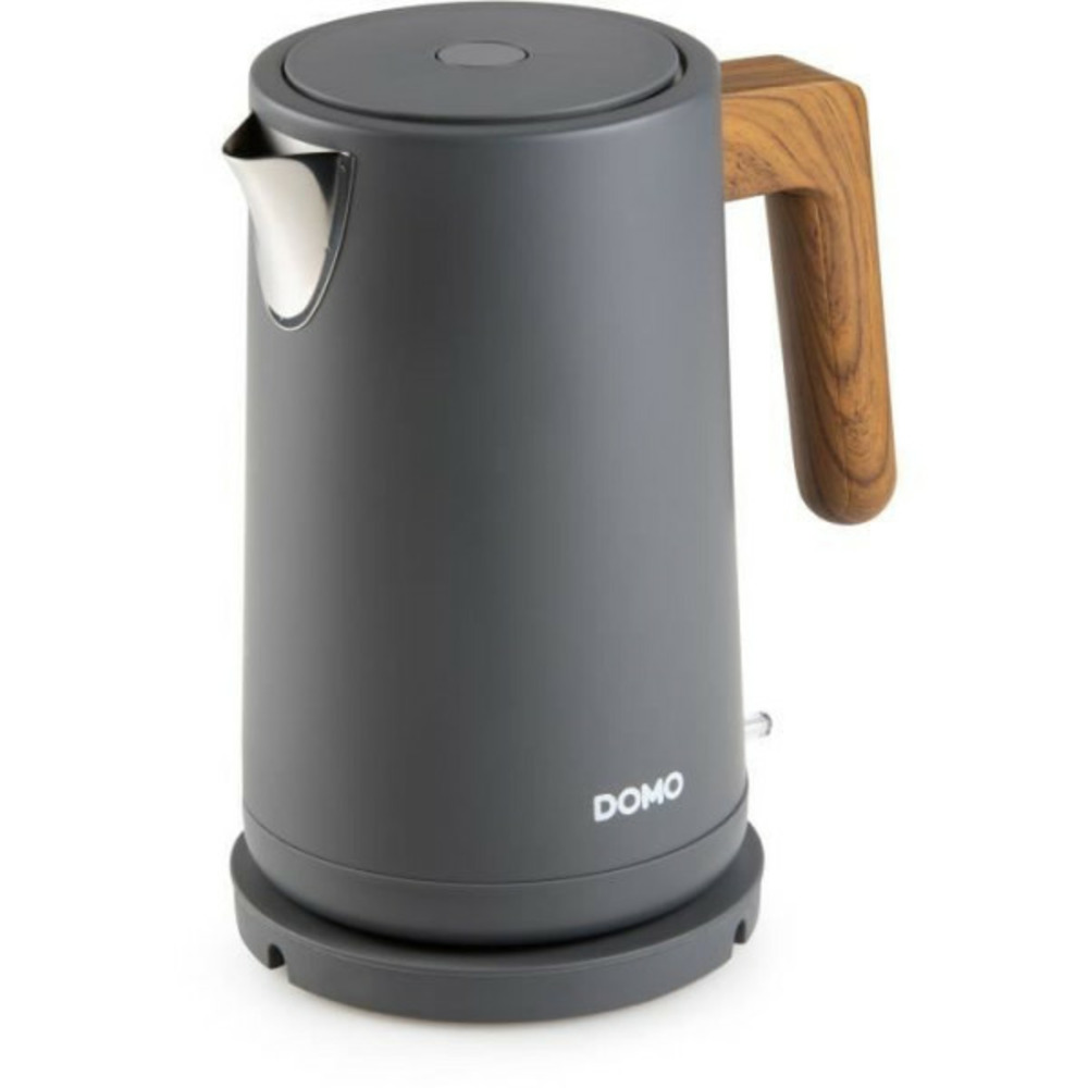 Bouilloire electrique - - do9268wk - 2200 w - 1,7 l - socle 360° - noir / bois