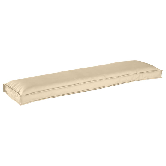 Coussin beige 150 x 40 x 8 cm tissu oxford