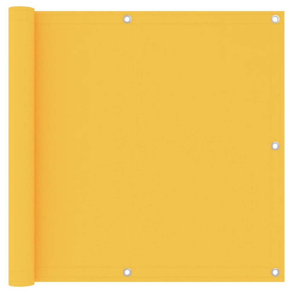 Écran de balcon jaune 90x500 cm tissu oxford
