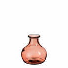 Mica decorations vase jayden - 19x19x21 cm - verre - marron