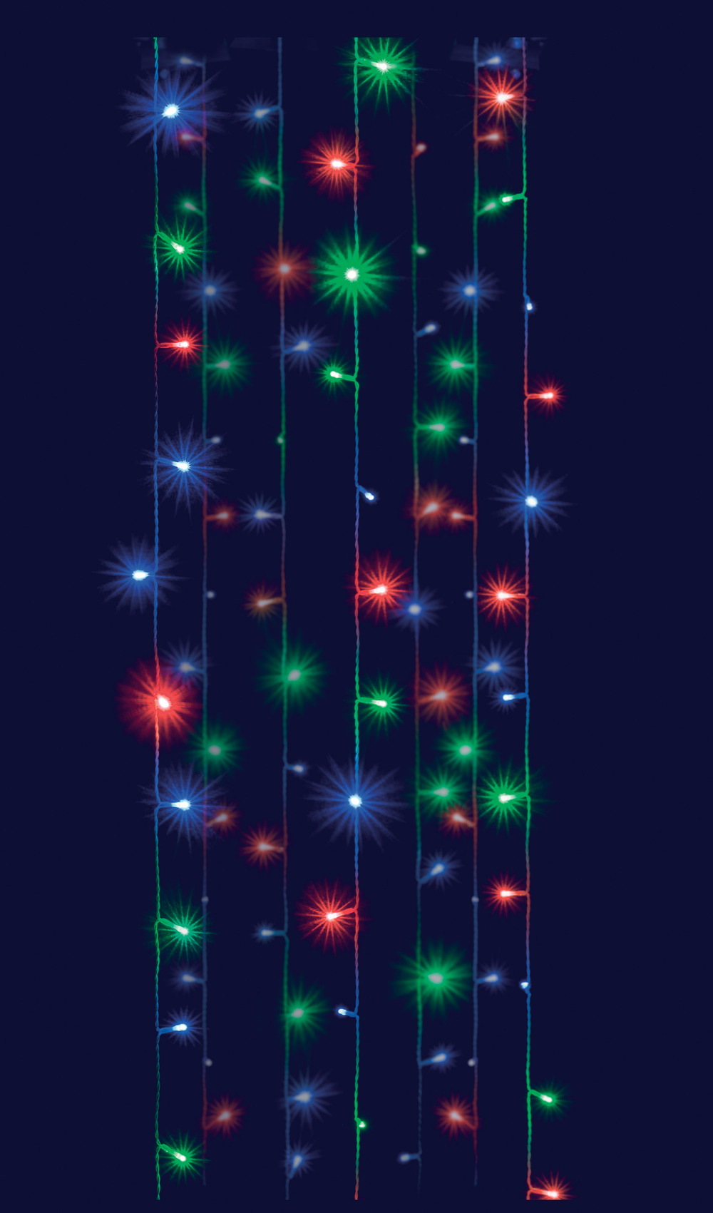 Rideau flicker 96 led - 2m x 2m