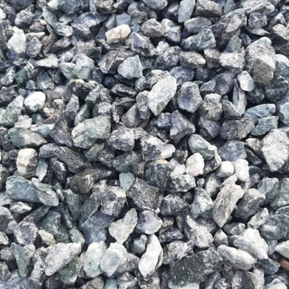 Sac de +/- 400 kg = 5m² gravier de marbre vert 12-16