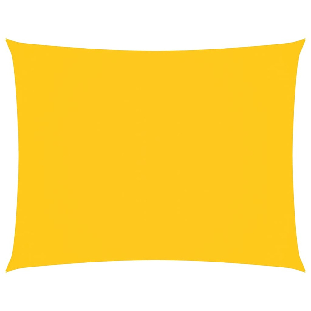 Voile de parasol tissu oxford rectangulaire 2,5x4 m jaune