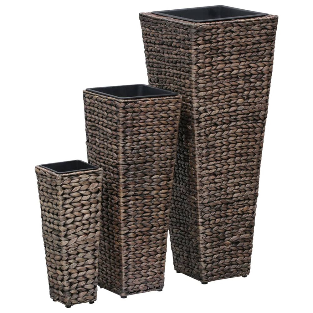 JARDINIERES 3 PCS JACINTHE D 4-(862509)